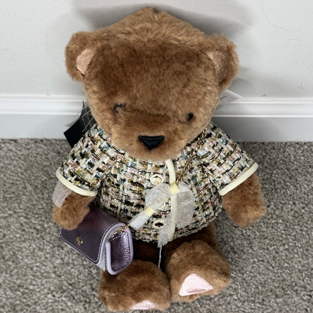 NWT Kate Spade Oh What Fun 3D Katey Teddy Bear Crossbody Holiday Edition 2024 - Picture 6 of 12